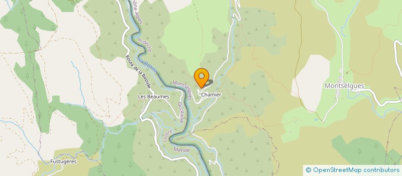 localisation de l'entreprise MONSIEUR RAOUL ROBERT  MONTSELGUES