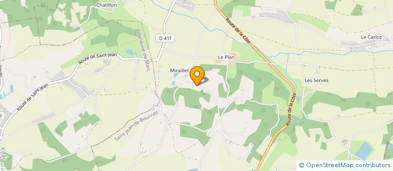 localisation de l'entreprise MONSIEUR RAOUL RONCADA à SAINT-JEAN-DE-BOURNAY