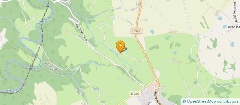 localisation de l'entreprise MONSIEUR RAOUL ROQUES  LA FOUILLADE