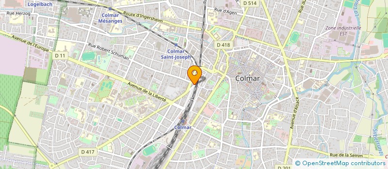 localisation de l'entreprise MONSIEUR RAOUL SAHA FOGUIENG  COLMAR