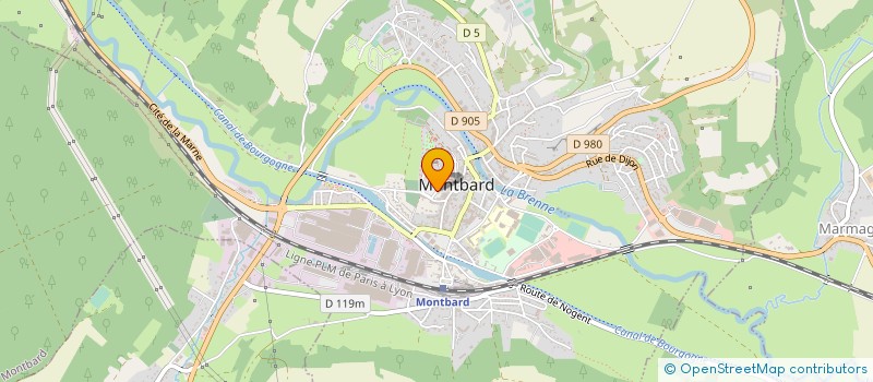 localisation de l'entreprise MONSIEUR RAOUL SCHUMACKER à MONTBARD