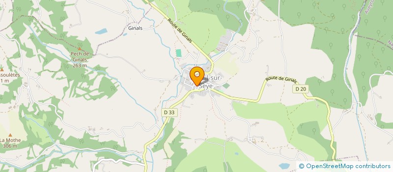 localisation de l'entreprise MONSIEUR RAOUL TRIPARD  VERFEIL