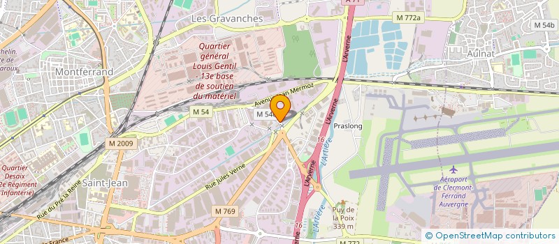 localisation de l'entreprise MONSIEUR RAOUL TURCAT  CLERMONT-FERRAND