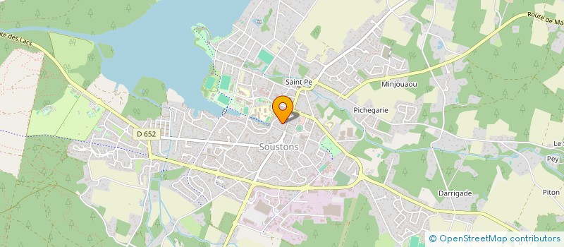 localisation de l'entreprise MONSIEUR RAOUL VARAGUIEN DE VILLEPIN  SOUSTONS