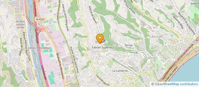 localisation de l'entreprise MONSIEUR RAOUL VIVOT à NICE