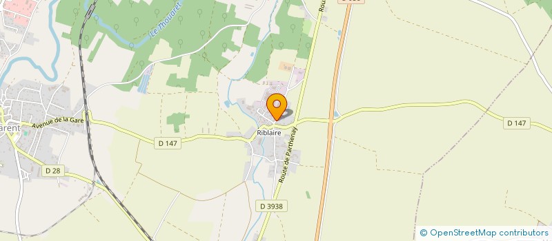 localisation de l'entreprise MONSIEUR RAOUL VOYER  SAINT-VARENT