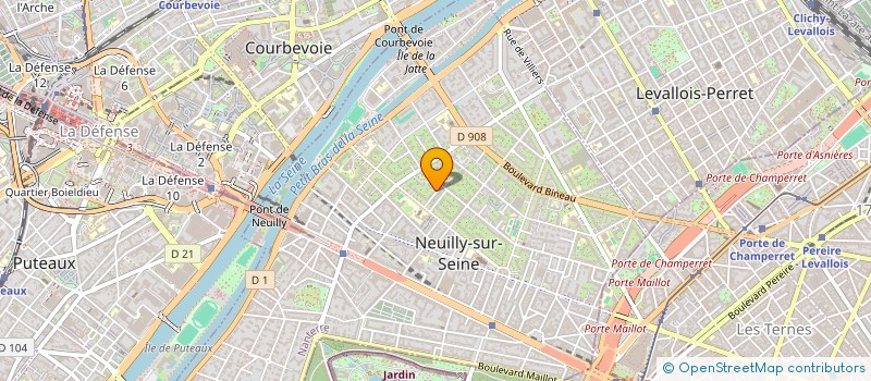localisation de l'entreprise MONSIEUR RAPAHEL SEBBAN  NEUILLY-SUR-SEINE