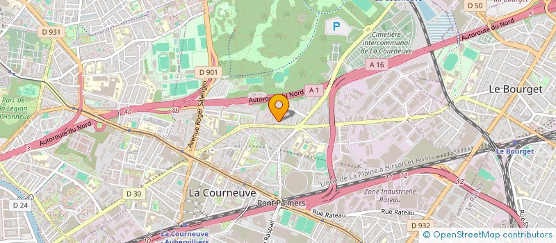 localisation de l'entreprise MONSIEUR RAPH MUJANAY à LA COURNEUVE