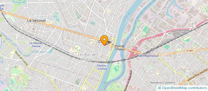 localisation de l'entreprise MONSIEUR RAPHA L CHOSEROT  CHATOU