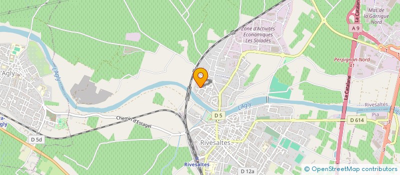 localisation de l'entreprise MONSIEUR RAPHAAEL CORRCELLE  RIVESALTES