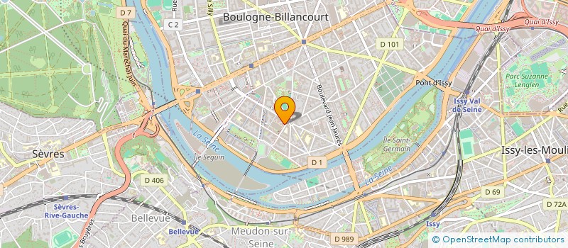 localisation de l'entreprise MONSIEUR RAPHAEL ABOUNA EMBOLO à BOULOGNE-BILLANCOURT