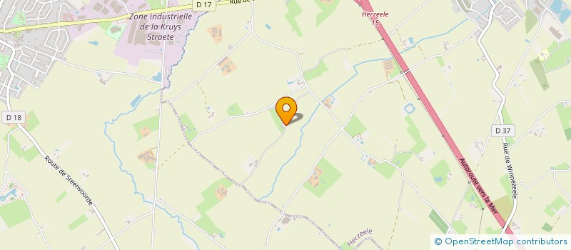 localisation de l'entreprise MONSIEUR RAPHAEL AGEZ  HERZEELE