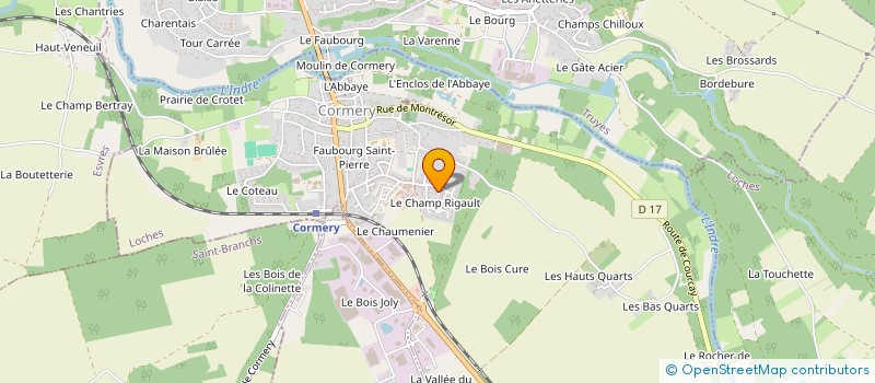 localisation de l'entreprise MONSIEUR RAPHAEL ALAIN  CORMERY