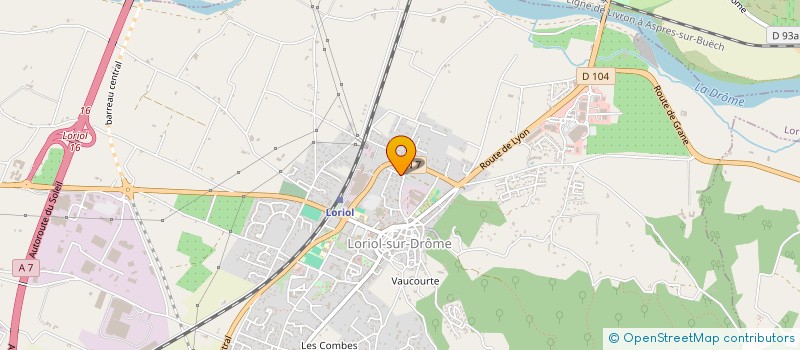 localisation de l'entreprise MONSIEUR RAPHAEL ALAIN  LORIOL-SUR-DROME