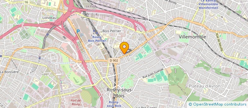 localisation de l'entreprise MONSIEUR RAPHAEL ALLOUN à ROSNY-SOUS-BOIS