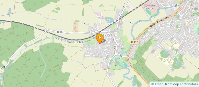 localisation de l'entreprise MONSIEUR RAPHAEL AMELA  CARSPACH