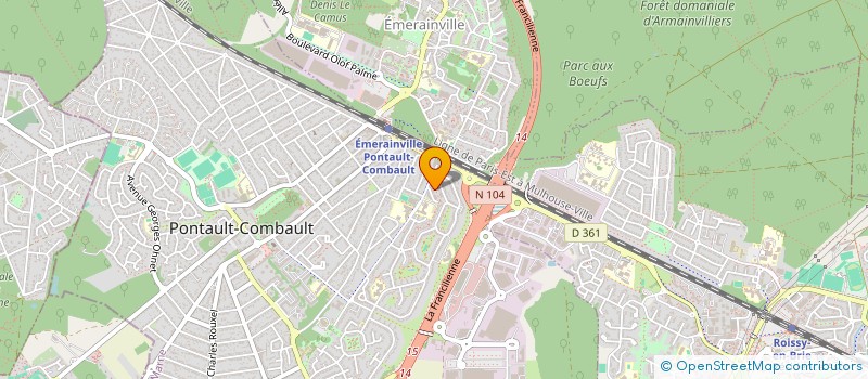 localisation de l'entreprise MONSIEUR RAPHAEL AMICI à PONTAULT-COMBAULT