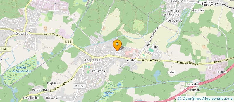 localisation de l'entreprise MONSIEUR RAPHAEL ANETAS  ANGRESSE