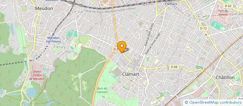 localisation de l'entreprise MONSIEUR RAPHAEL ANTONIO BLANC à CLAMART