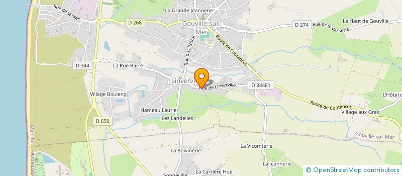 localisation de l'entreprise MONSIEUR RAPHAEL ANTUNES  GOUVILLE-SUR-MER