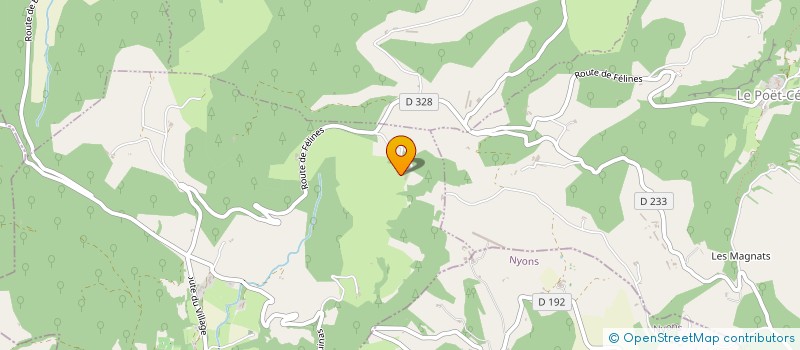 localisation de l'entreprise MONSIEUR RAPHAEL ARIENTI  FELINES-SUR-RIMANDOULE