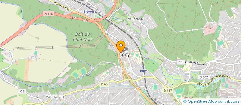 localisation de l'entreprise MONSIEUR RAPHAEL ARMAND  IGNY