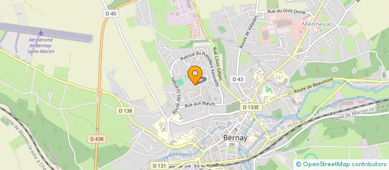 localisation de l'entreprise MONSIEUR RAPHAEL ARNOULT à BERNAY