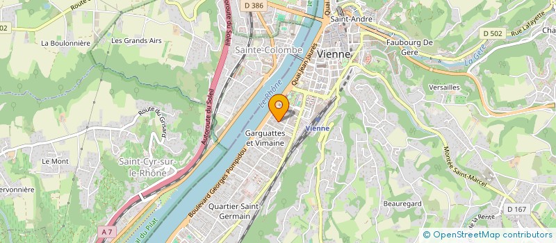 localisation de l'entreprise MONSIEUR RAPHAEL ARPIN  VIENNE