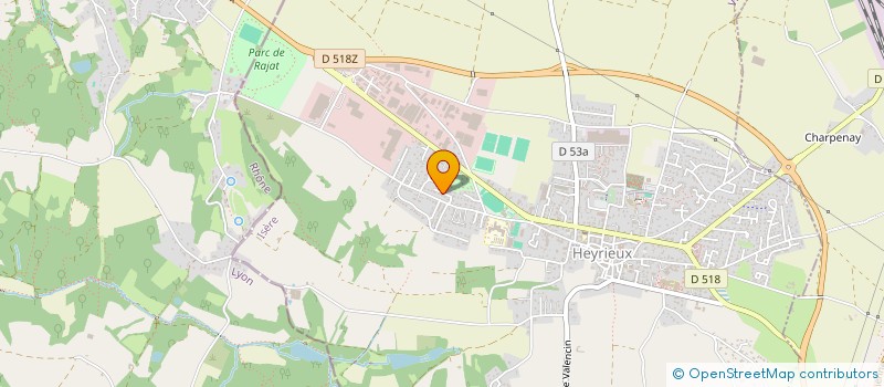 localisation de l'entreprise MONSIEUR RAPHAEL ASENSIO  HEYRIEUX