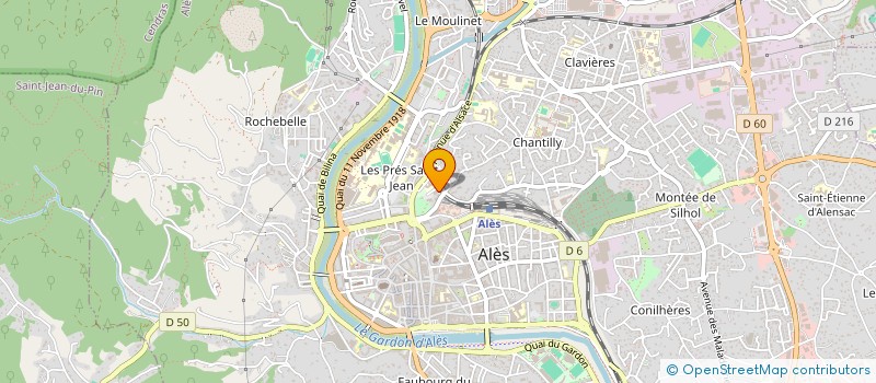 localisation de l'entreprise MONSIEUR RAPHAEL ATTOUMANI-SALIM  ALES