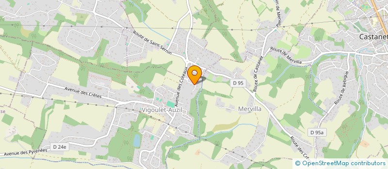 localisation de l'entreprise MONSIEUR RAPHAEL AUBEL  VIGOULET-AUZIL