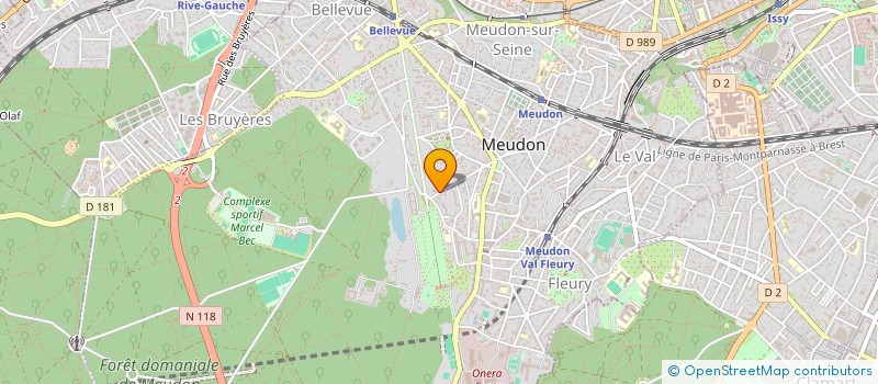 localisation de l'entreprise MONSIEUR RAPHAEL AUBRY à MEUDON