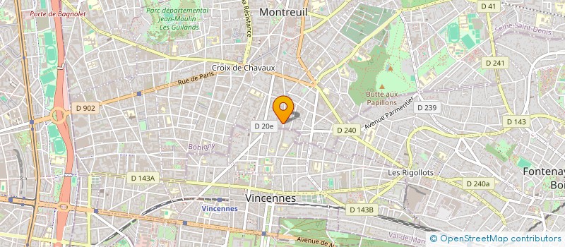 localisation de l'entreprise MONSIEUR RAPHAEL AVIGES à MONTREUIL