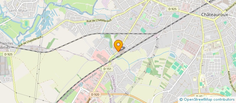 localisation de l'entreprise MONSIEUR RAPHAEL BACHELIER à CHATEAUROUX