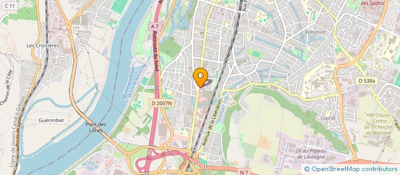 localisation de l'entreprise MONSIEUR RAPHAEL BAILLIF  VALENCE