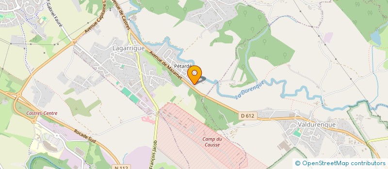 localisation de l'entreprise MONSIEUR RAPHAEL BAPE  LAGARRIGUE