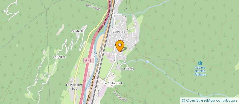 localisation de l'entreprise MONSIEUR RAPHAEL BARBIER  SAINT-GEORGES-D'HURTIERES