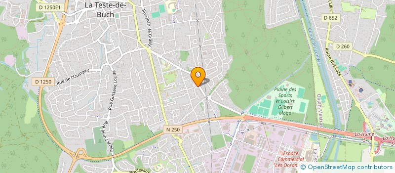 localisation de l'entreprise MONSIEUR RAPHAEL BARDOU à LA TESTE-DE-BUCH