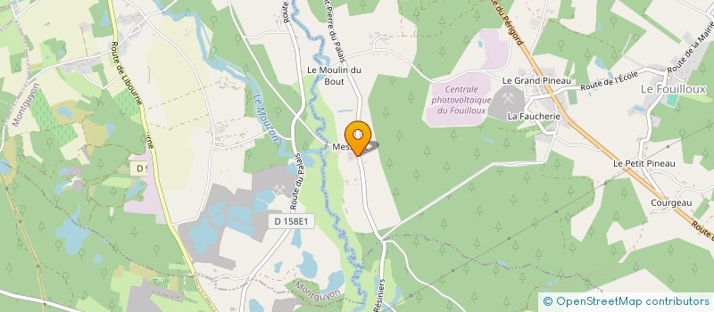 localisation de l'entreprise MONSIEUR RAPHAEL BARIS  LE FOUILLOUX