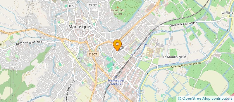 localisation de l'entreprise MONSIEUR RAPHAEL BARON à MANOSQUE