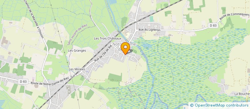 localisation de l'entreprise MONSIEUR RAPHAEL BARREAU à NOTRE-DAME-DE-RIEZ