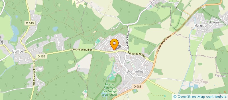 localisation de l'entreprise MONSIEUR RAPHAEL BASSET  BONNELLES