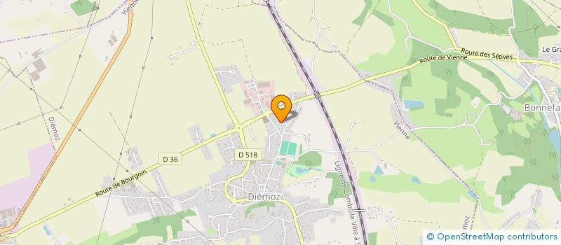 localisation de l'entreprise MONSIEUR RAPHAEL BASSON  DIEMOZ