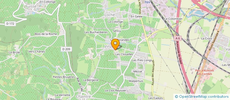 localisation de l'entreprise MONSIEUR RAPHAEL BATAILLARD  DEUX-GROSNES