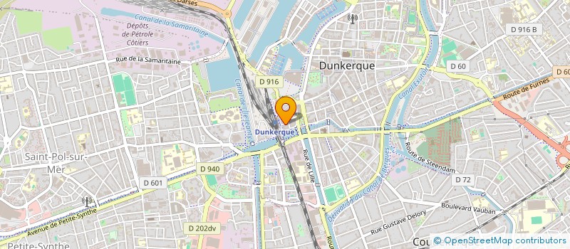 localisation de l'entreprise MONSIEUR RAPHAEL BAUDUIN à DUNKERQUE