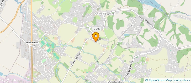 localisation de l'entreprise MONSIEUR RAPHAEL BEBIOT  SERRES-CASTET