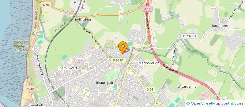 localisation de l'entreprise MONSIEUR RAPHAEL BEHIN  WIMILLE