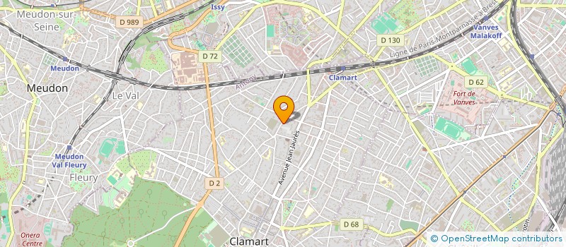 localisation de l'entreprise MONSIEUR RAPHAEL BEL  CLAMART