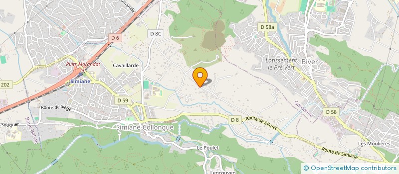 localisation de l'entreprise MONSIEUR RAPHAEL BEN AYOUN  SIMIANE-COLLONGUE