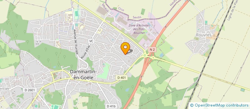 localisation de l'entreprise MONSIEUR RAPHAEL BENARROCH à DAMMARTIN-EN-GOELE